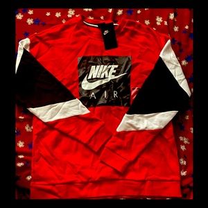 Nike NEW red Sweat Shirt